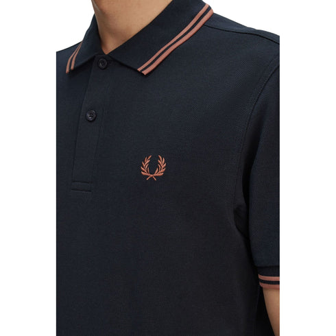 Fred Perry Polo Polo Uomo con doppia riga S P25 - FRED PERRYM3600 - Y31 - S - Francavilla Moda